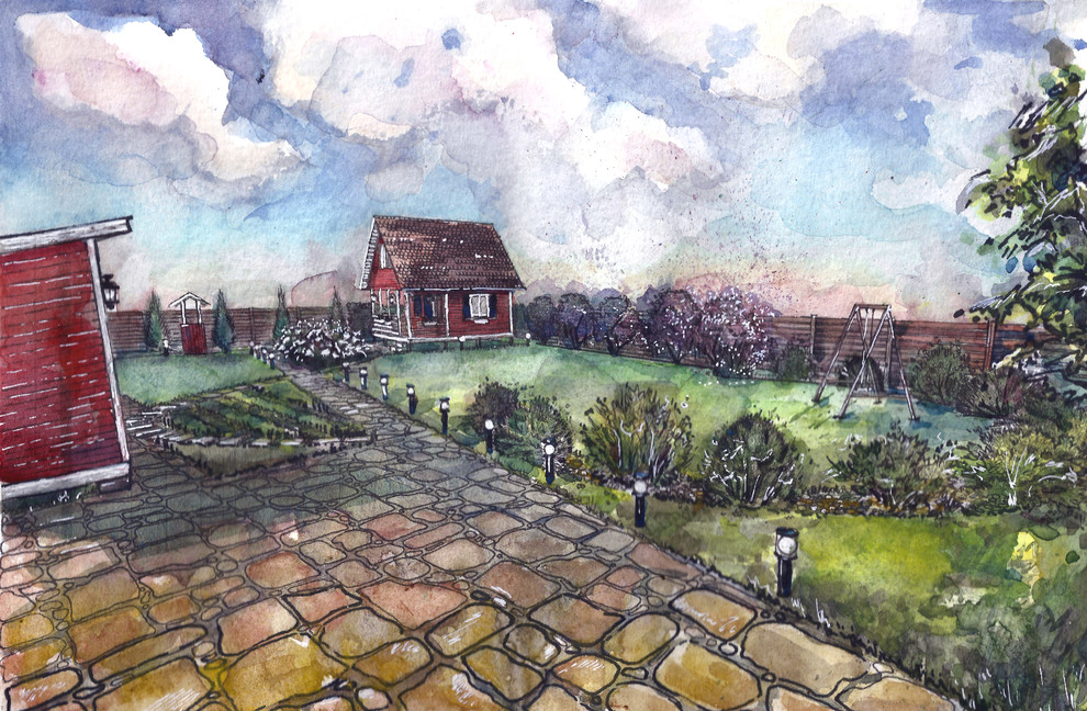 Проект благоустройства и озеленения территории в Подмосковье