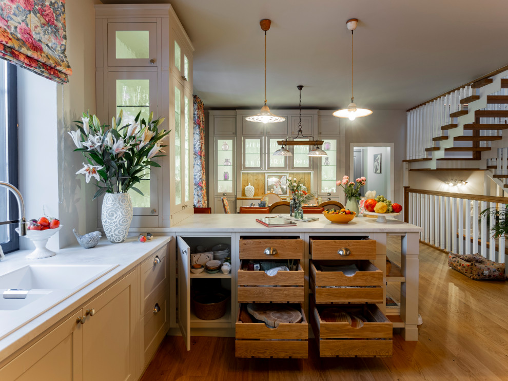 Роскошная кухня-гостиная