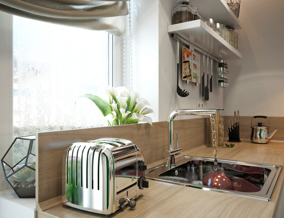 Проект однокомнатной квартиры для молодого человека.