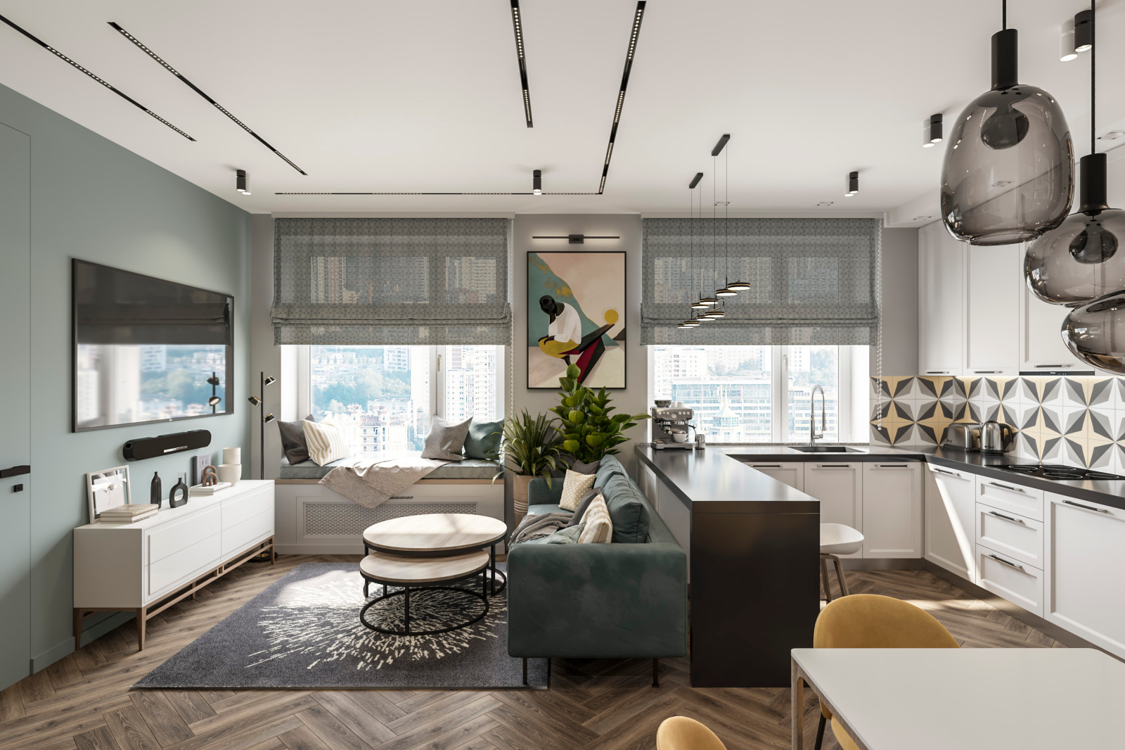 Обложка проекта: Квартира в ЖК FREEDOM, г.Москва