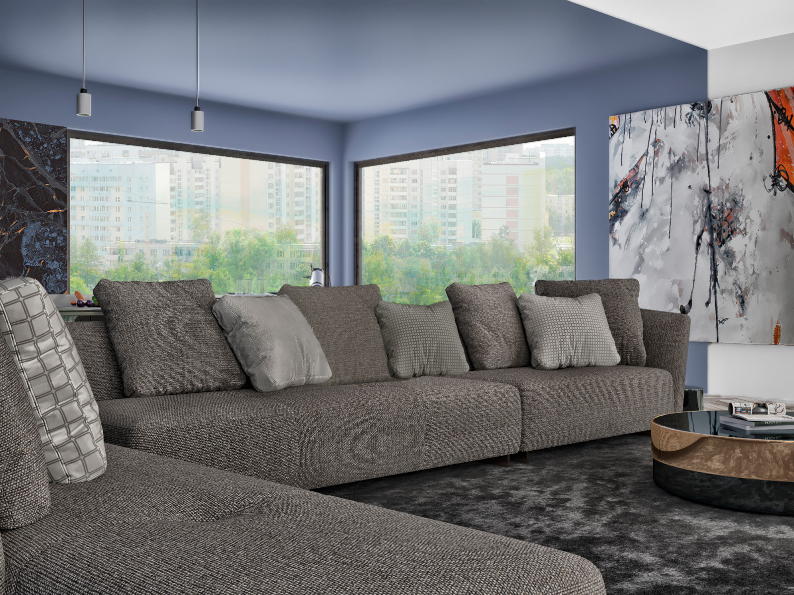 Квартира с панорамными окнами