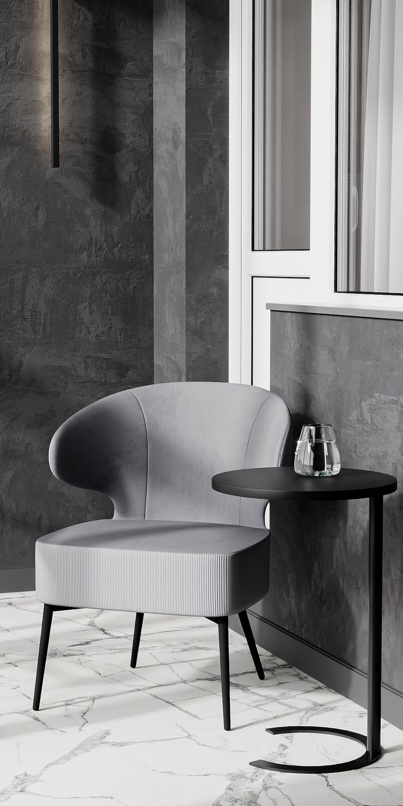 Интерьер квартиры в ЖК "Гармония"