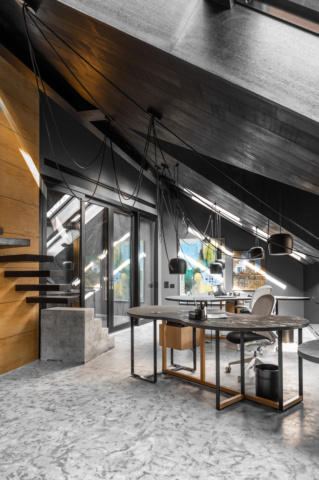 Офис в мансарде