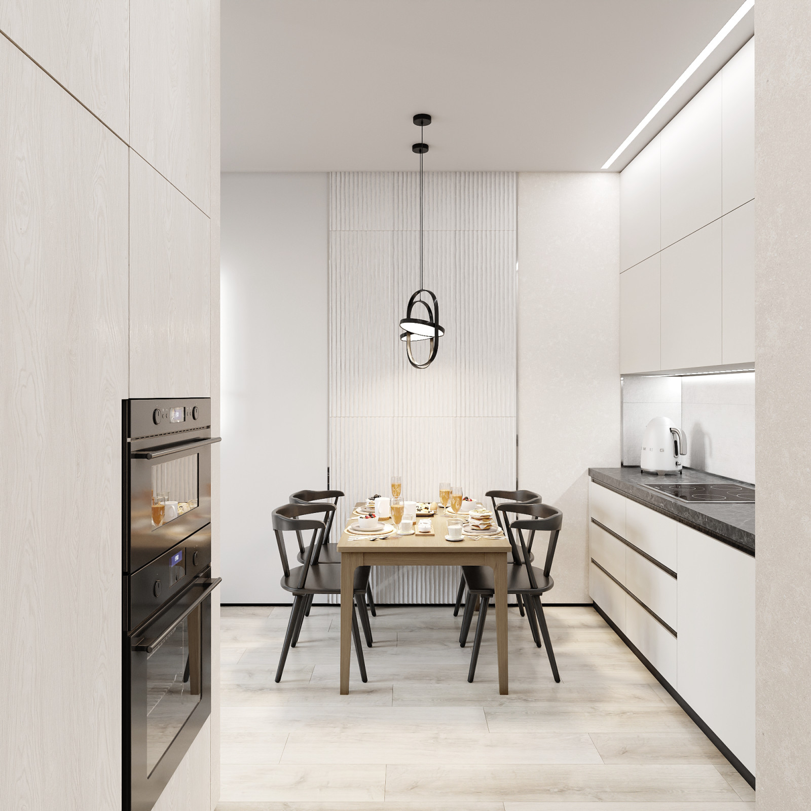 Визуализация интерьера в скандинавском стиле