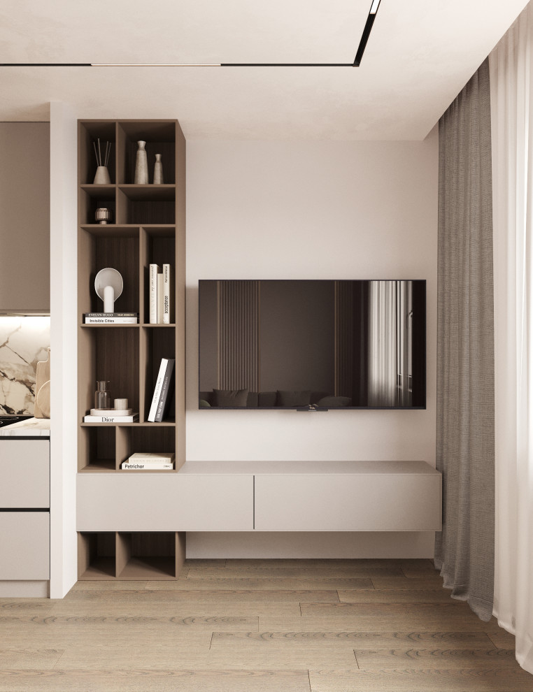 Проект интерьера кухни-гостиной