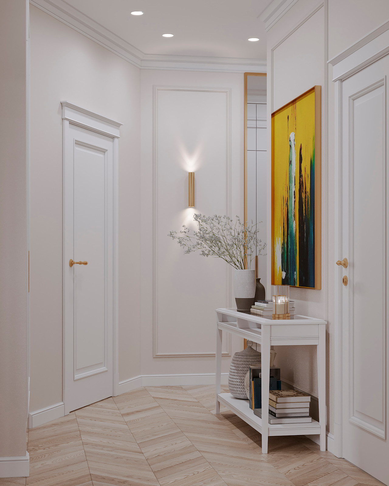 Двухкомнатная квартира в современной классике