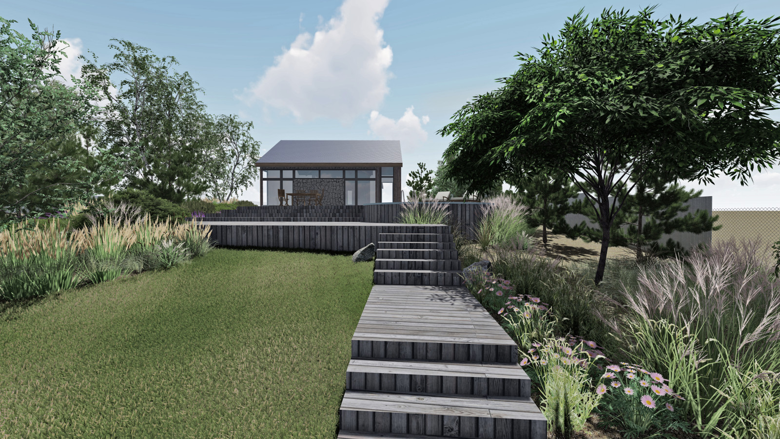 Ландшафт участка д.М.Куяш