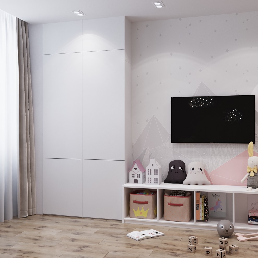 Детская комната 16,27 кв.м для девочки