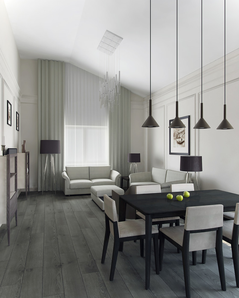 Интерьер частного дома в Московской области.