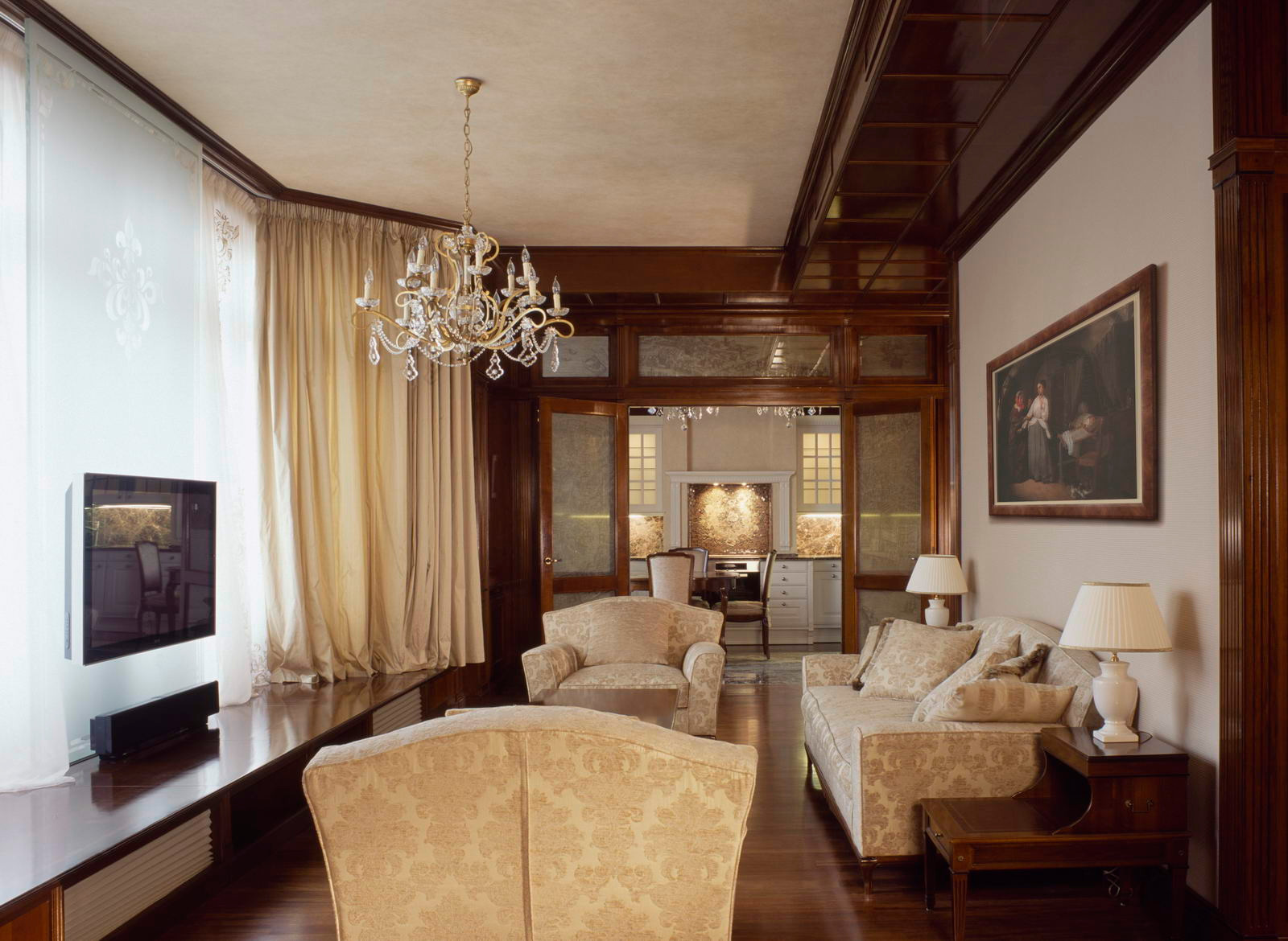 КВАРТИРА НА АРБАТЕ В СДЕРЖАННОЙ КЛАССИКЕ