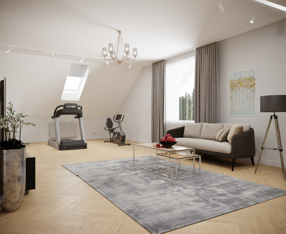 Интерьер частного дома, 500 кв.м.