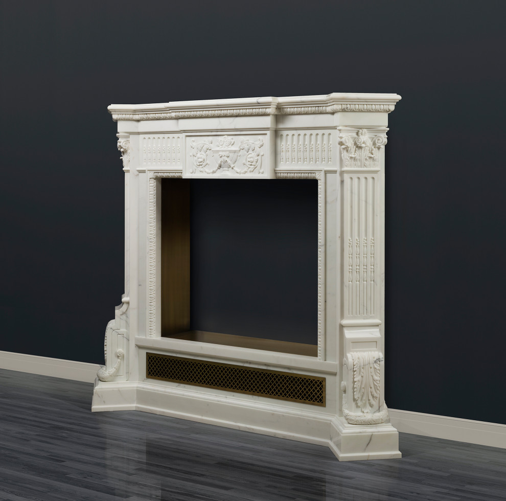 мраморный портал камина