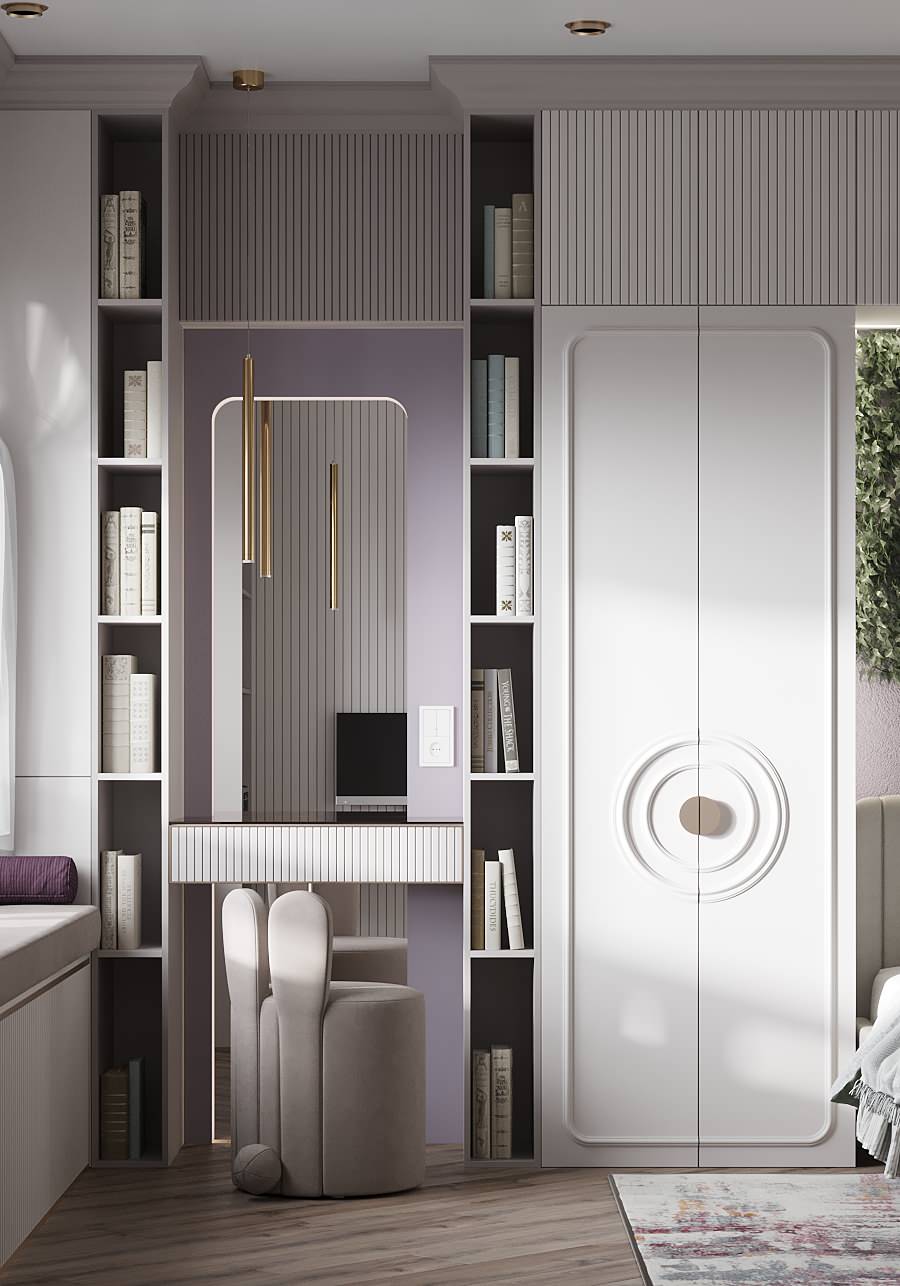 Дизайн спальной комнаты для девочки