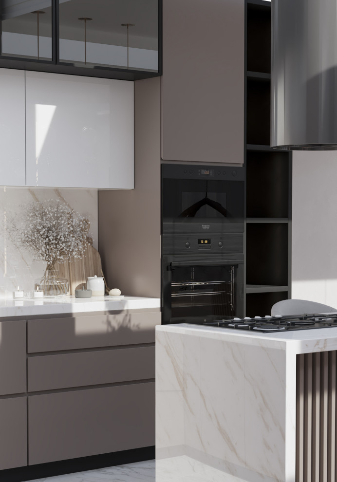 Проект кухни-гостиной г.Иркутск