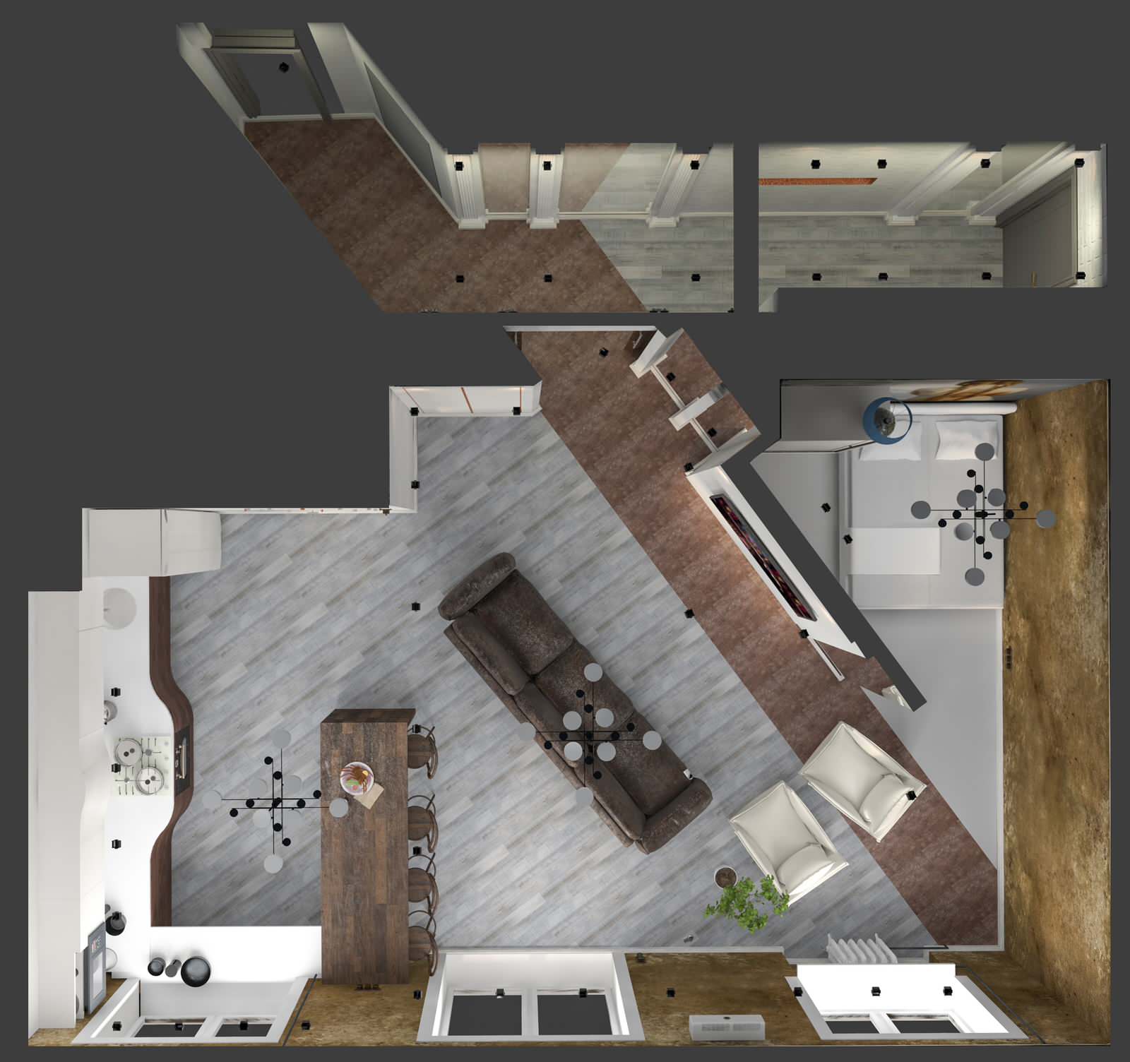 Обложка проекта: Интерьер квартиры в стиле LOFT