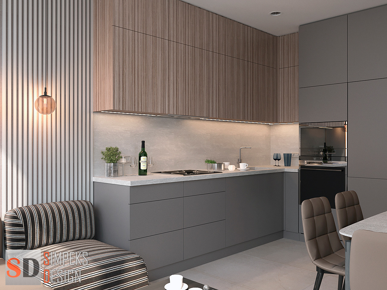 Обложка проекта: г. Ирпень ЖК Центральный 60 кв. м.