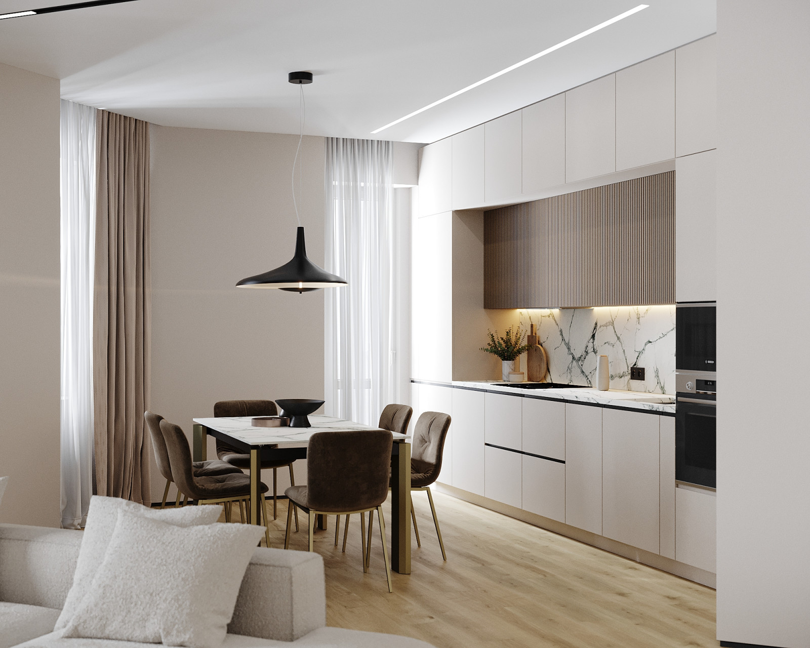 Проект 3х-комнатной квартиры на ул. Кавалерийской