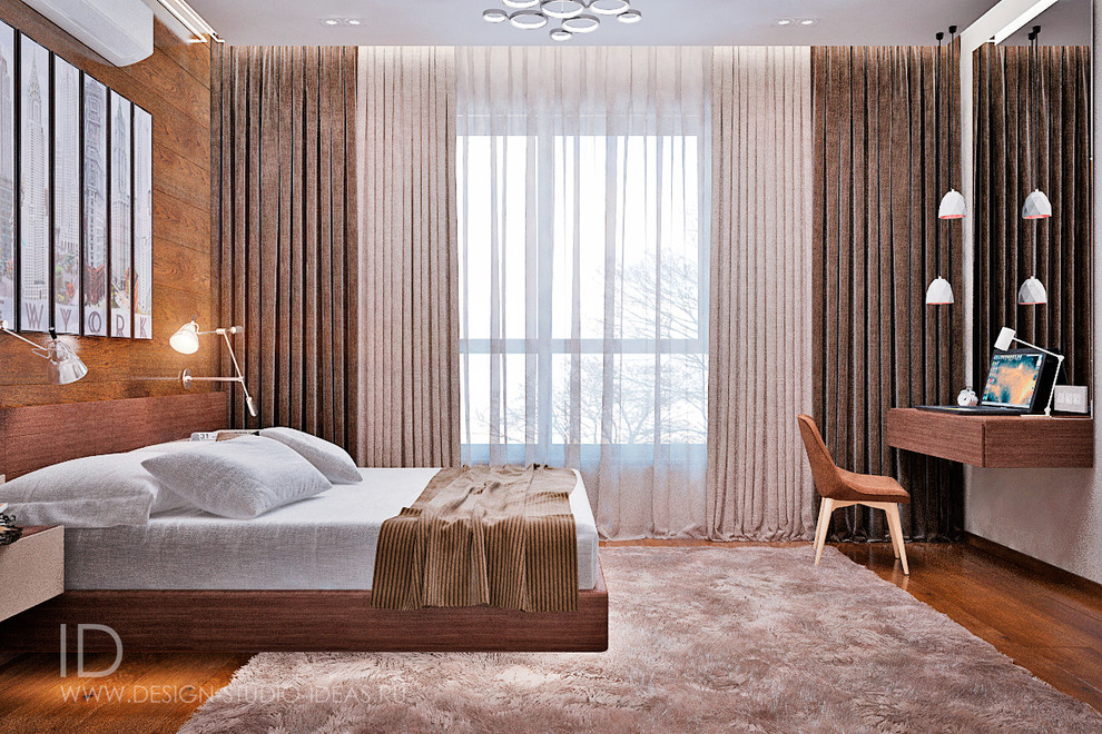 Спальня в стиле лофт