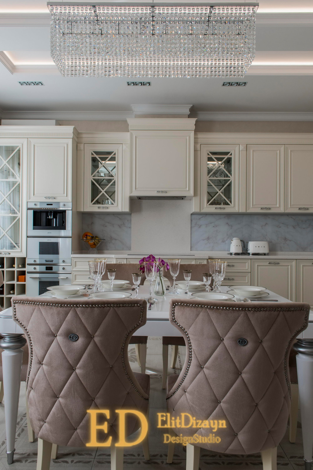 Квартира неоклассика - 3 (кухня)