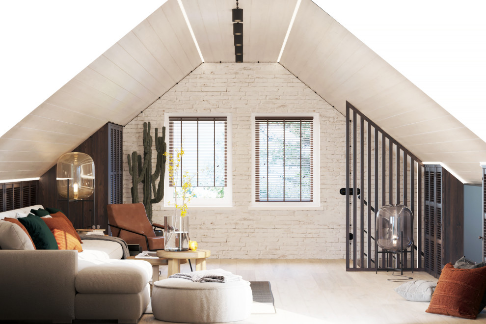 Гостиная в загородном доме