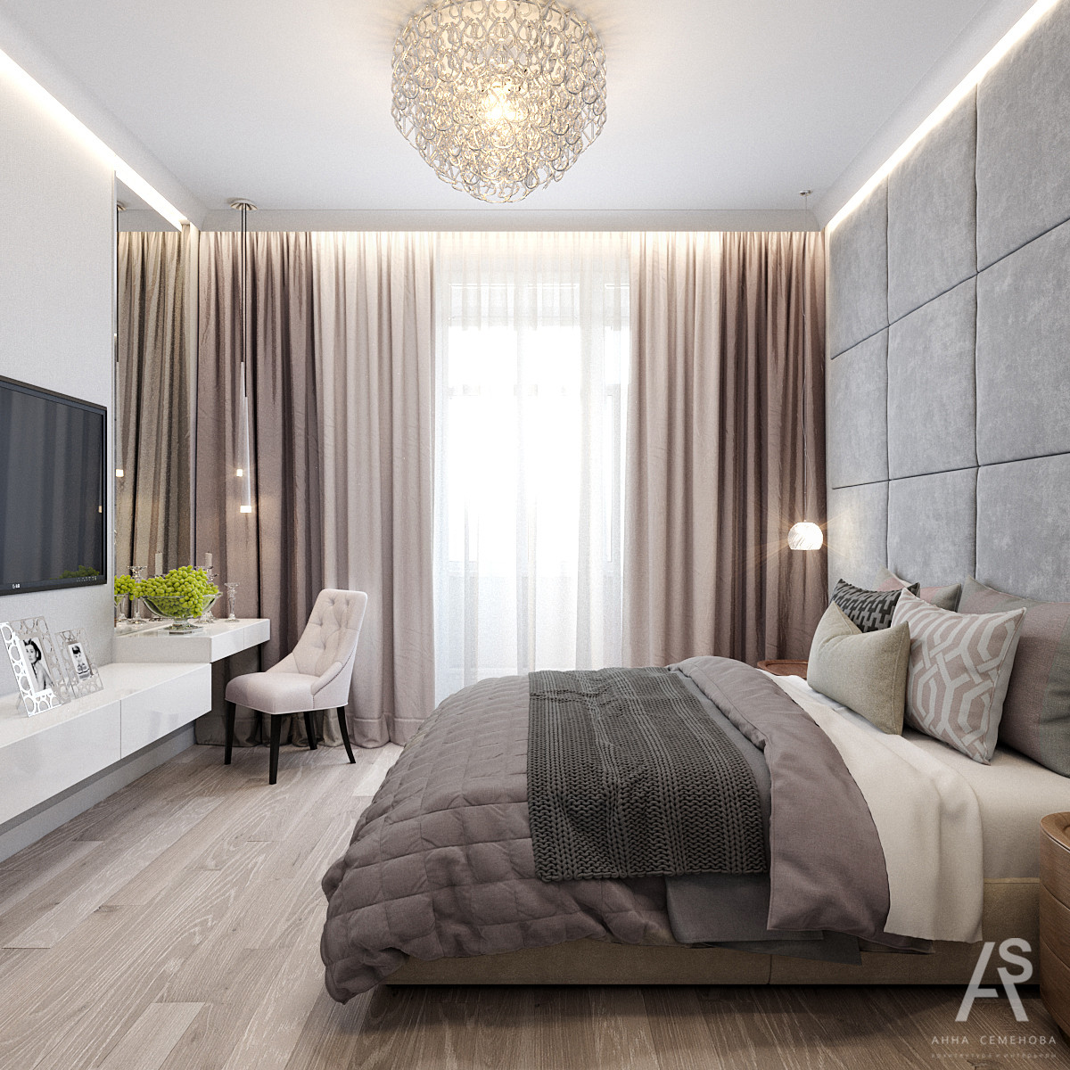 Квартира 110 м2 в ЖК Янтарный город