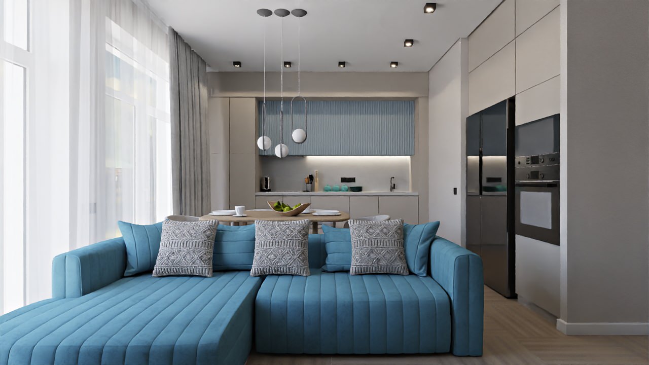 Таунхаус для мамы и дочери-подростка с голубым настроением