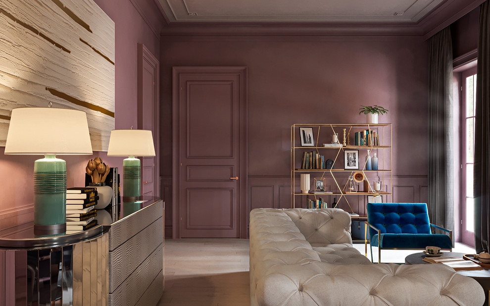 Дизайн проект гостиной дома в Лос-Анджелесе. Дизайнер Павлова Светлана.