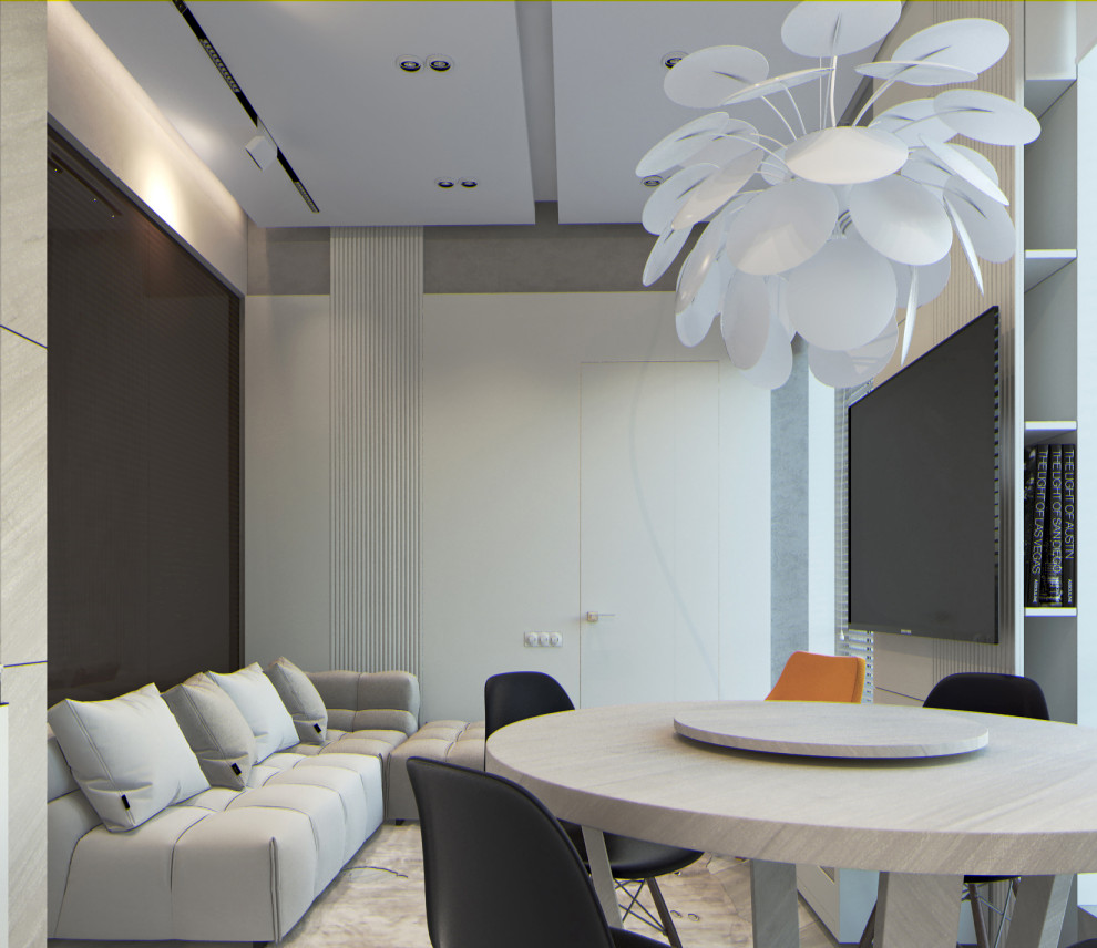 Обложка проекта: Современная квартира, 54кв.м в центральном районе Владивостока.