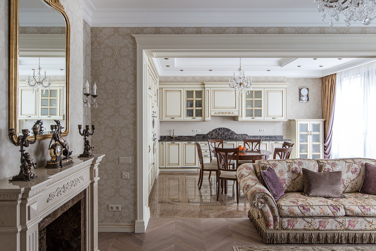 ЖК ДЫХАНИЕ - КВАРТИРА В КЛАССИЧЕСКОМ СТИЛЕ