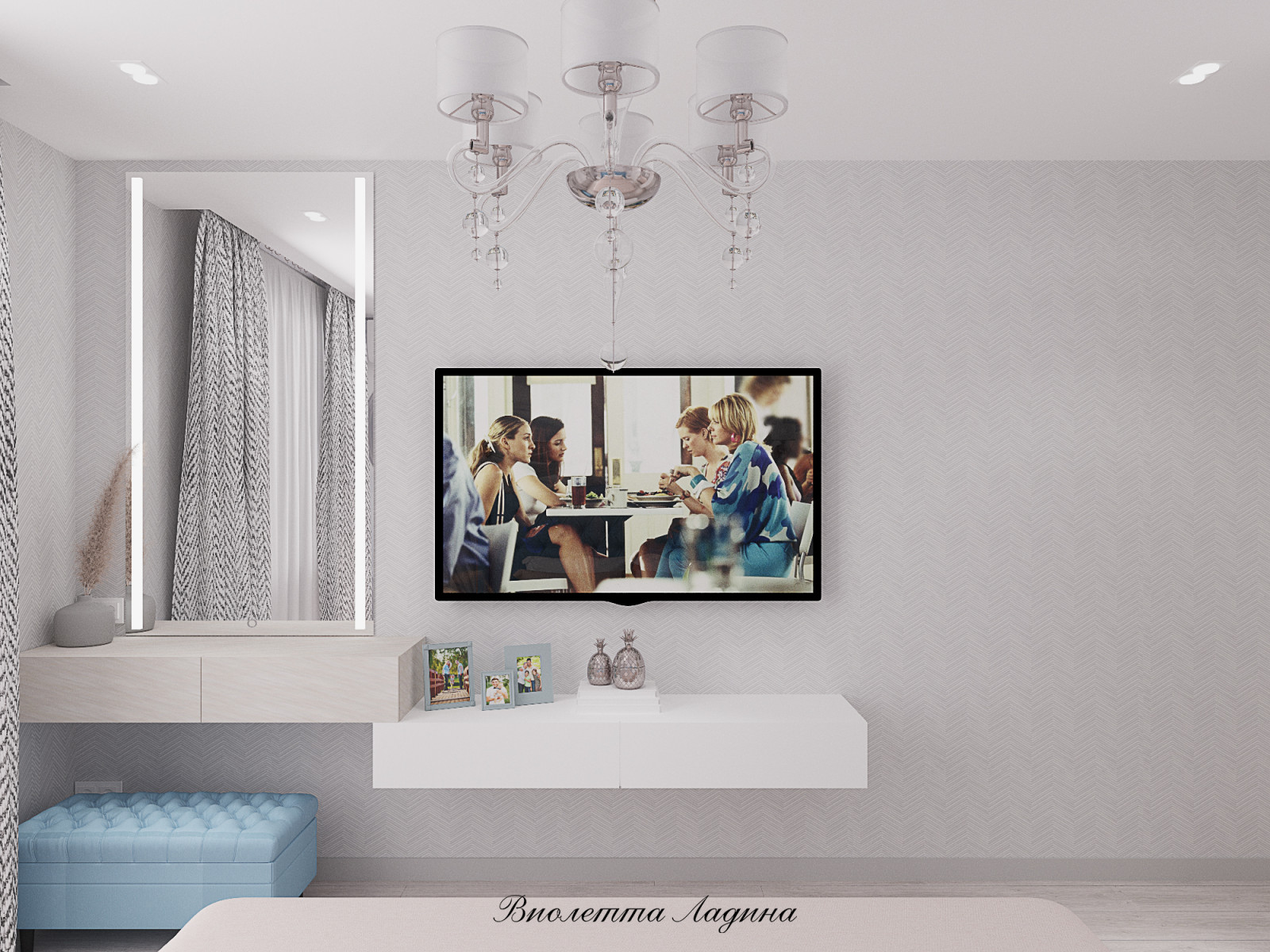 Квартира  в светлых тонах.. Двушка.