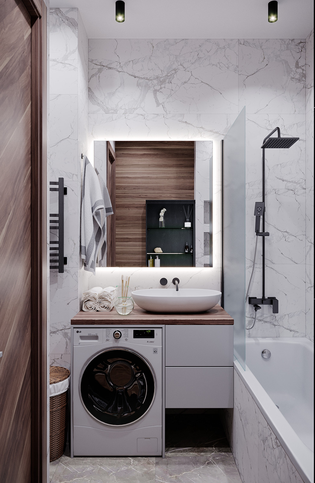 ЖК Сиреневый парк, 3 комнаты, 59 м²