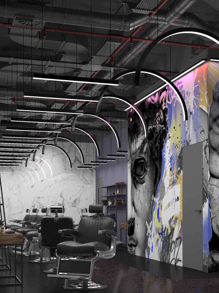 БАРБЕРШОП И САЛОН КРАСОТЫ BLACK RABBIT 140 КВ.М. Г. МОСКВА