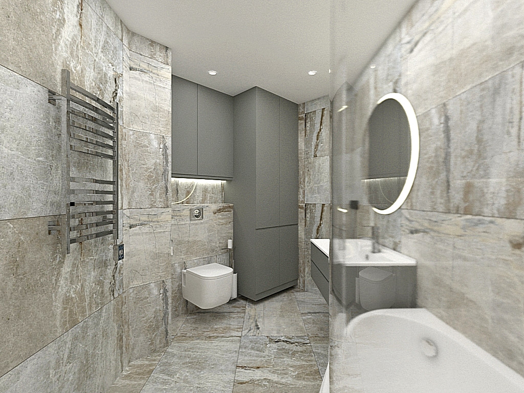 Современная классика в двухкомнатной квартире