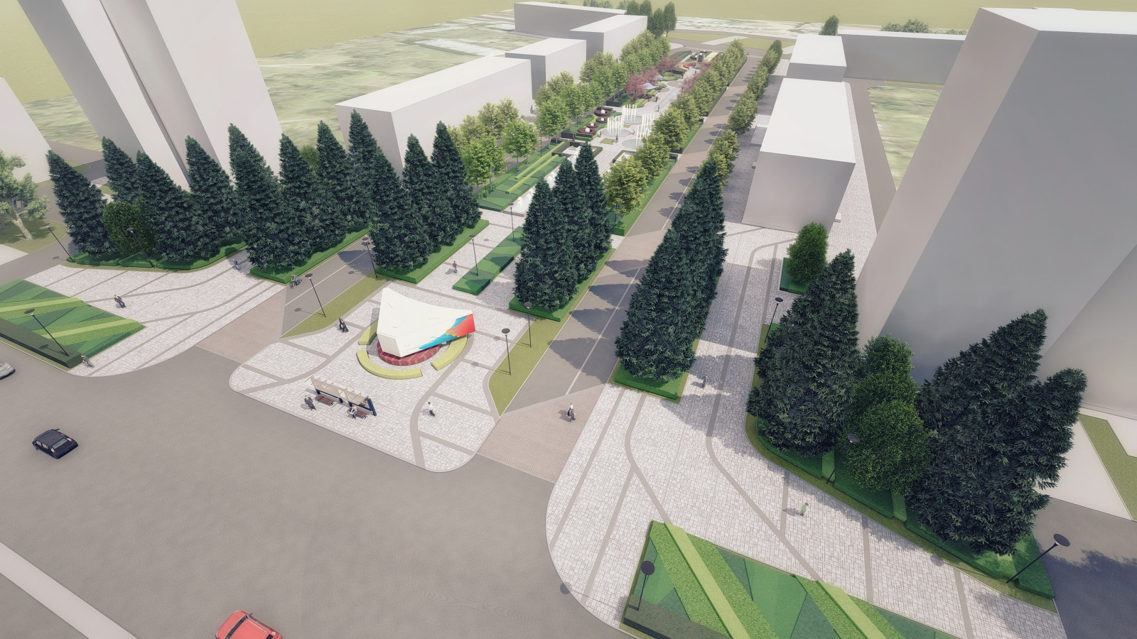 Обложка проекта: Конкурс на лучший эскизный проект благоустройства улицы Лейпунского