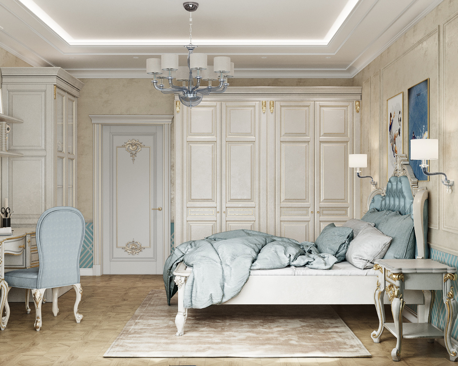 Дизайн интерьера загородного дома в классическом стиле