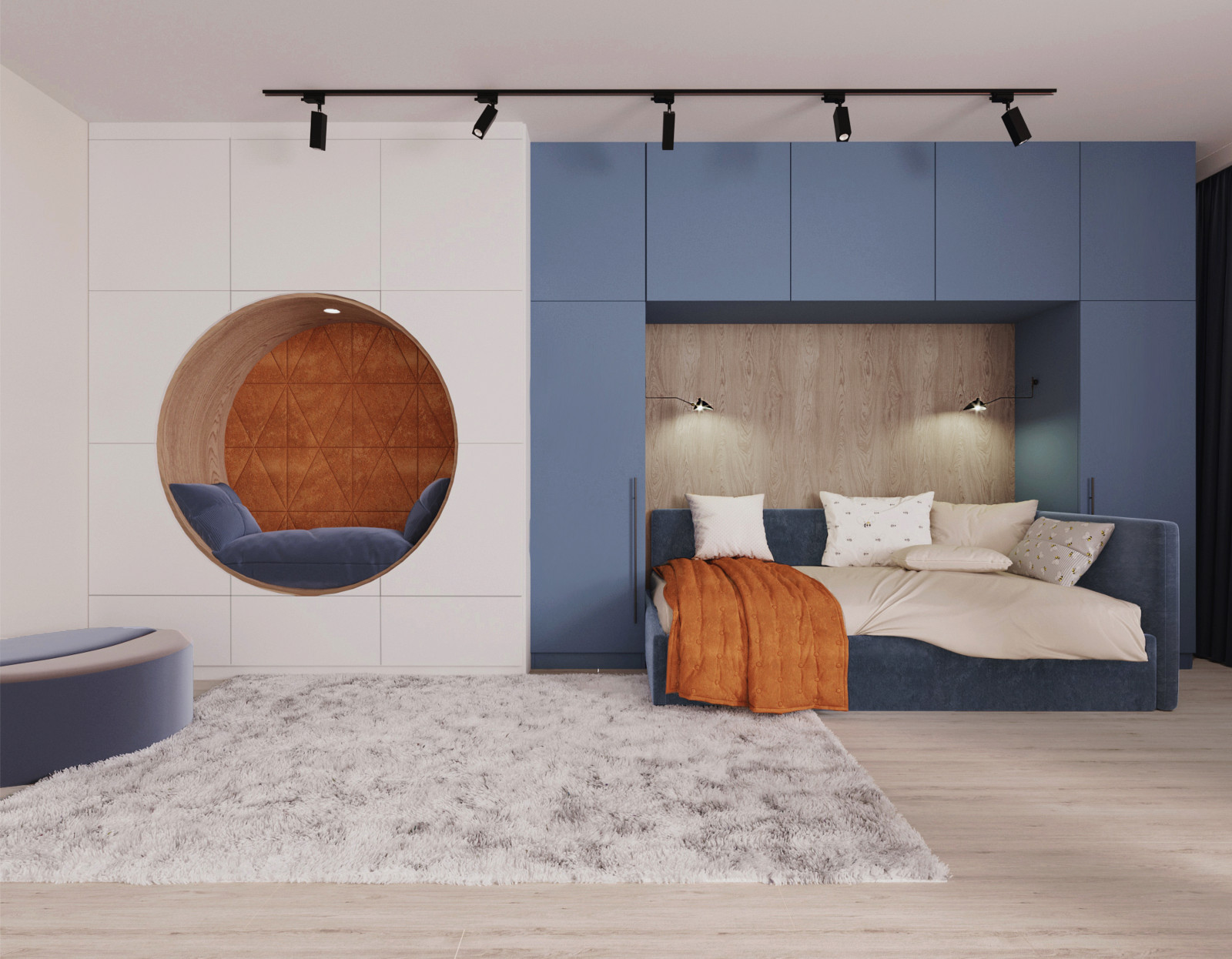 Квартира для семьи с двумя детьми, реализация 2022г