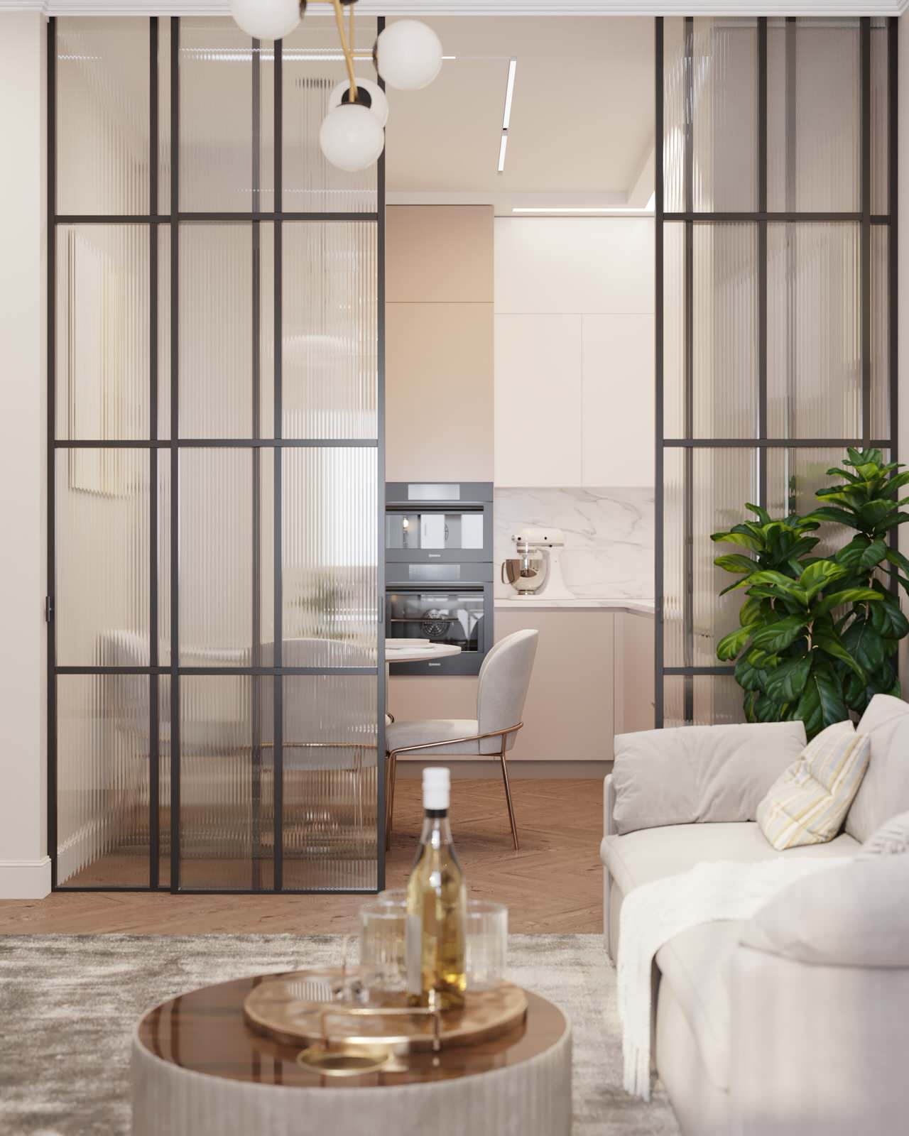 Современная квартира для успешной женщины