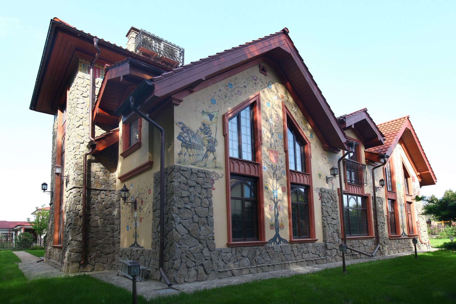 Коттедж в стиле средневековья