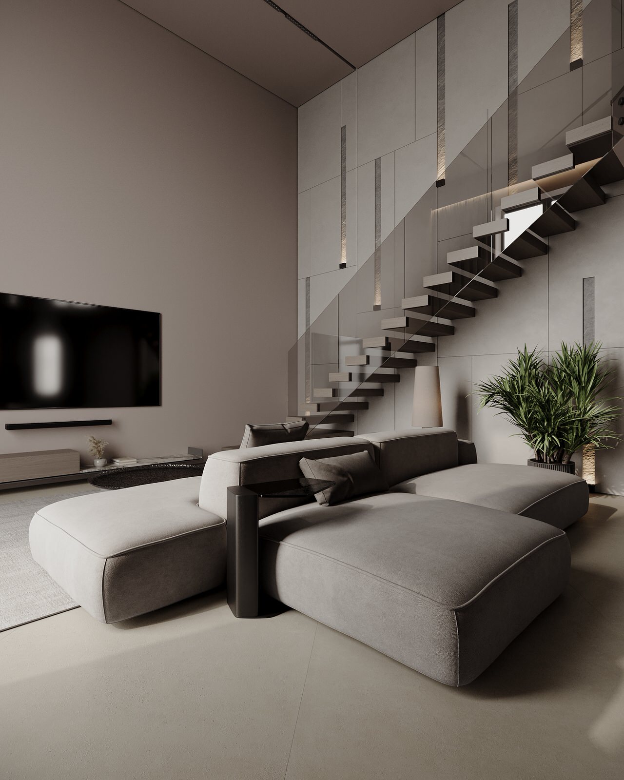 Обложка проекта: Двухуровневая квартира 120 м2, ЖК Дом На Пушкина, Калининград