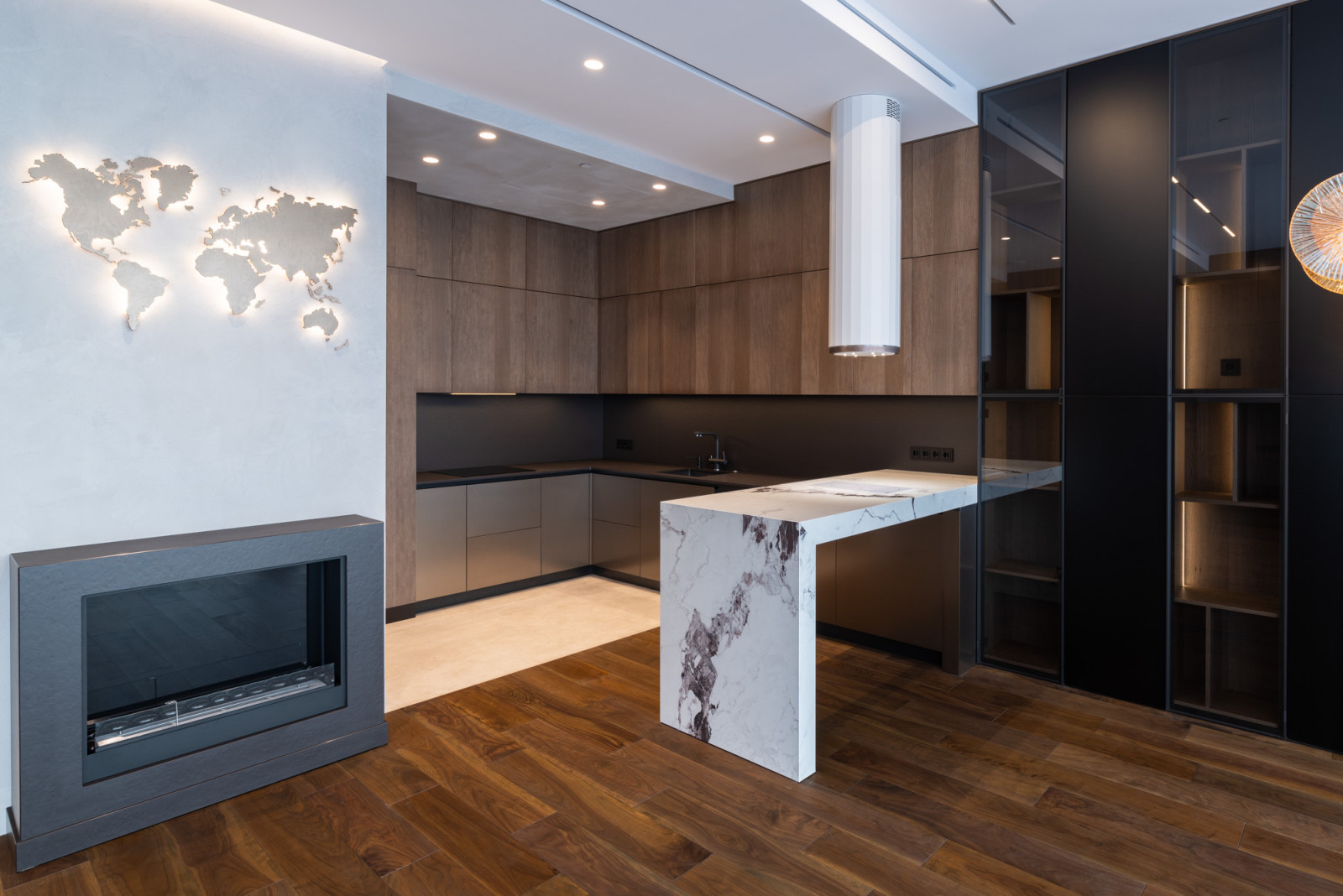 Обложка проекта: One-bedroom apartment in Skyscraper