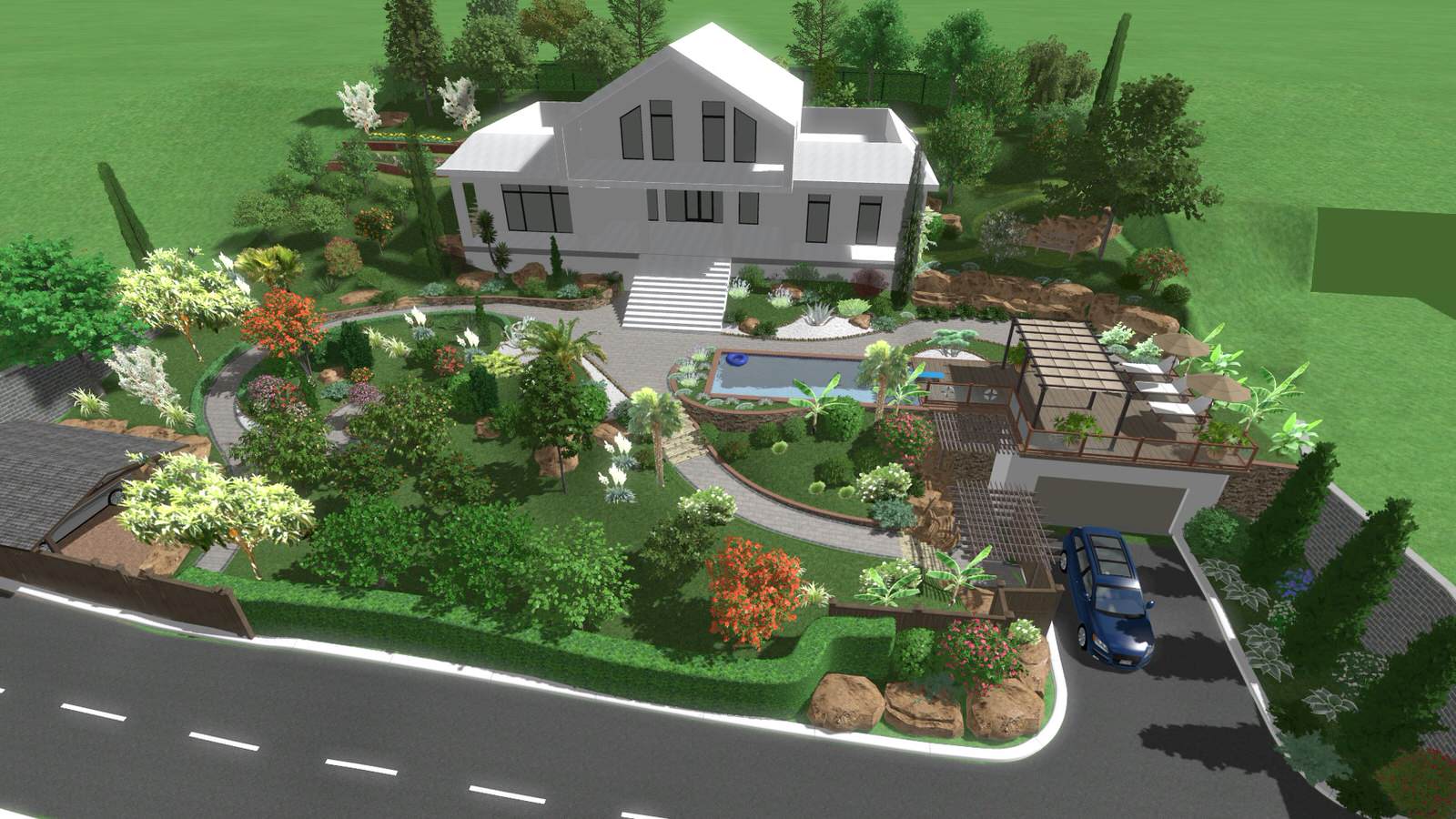 Обложка проекта: Приусадебный участок индивидуального жилого дома