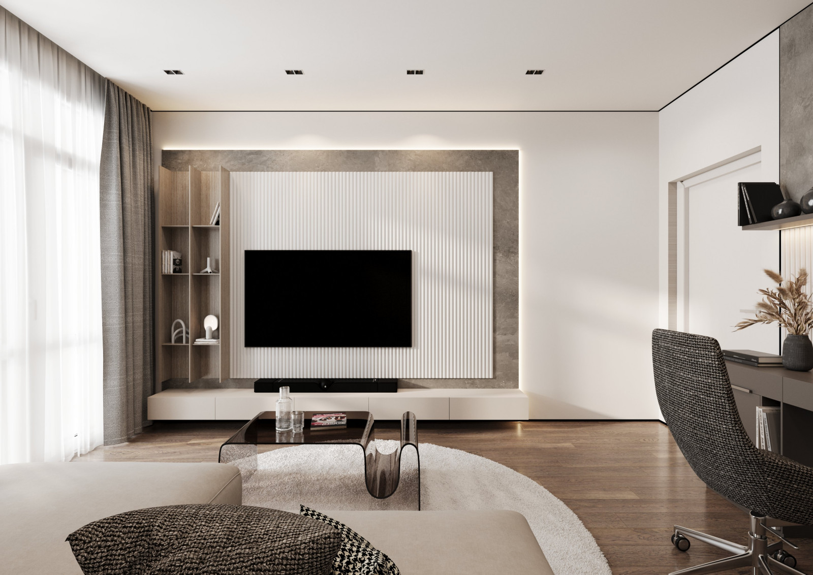 Дизайн-проект квартиры Жк «Вишневый сад» в г. Хабаровск