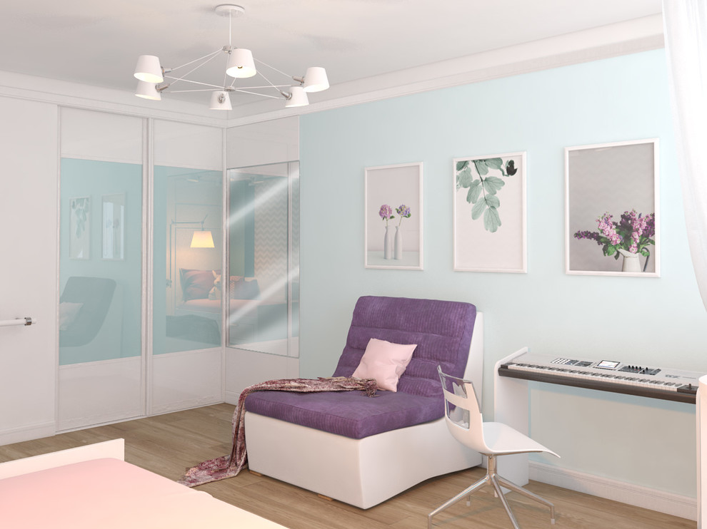 Дизайн-проект детской для девочки