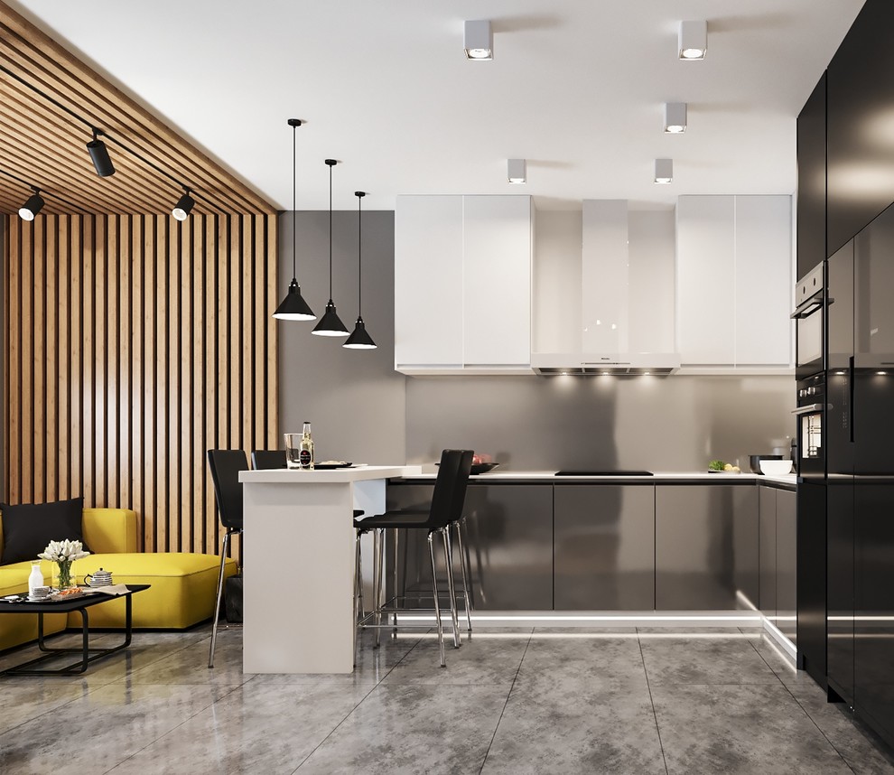 Дизайн - проект 3к. кв. 107 м2  в ЖК "Нормандия"