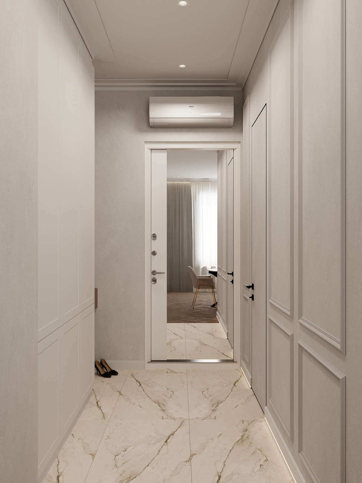 Дизайн интерьера евро-двухкомнатной квартиры 40 м2