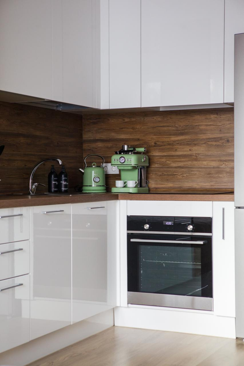 Редизайн интерьера студии с ремонтом от застройщика.