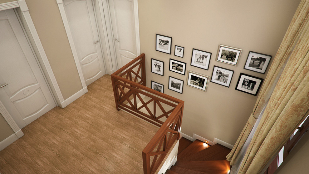 Дизайн проект дома 170 м2 (С элементами шале)