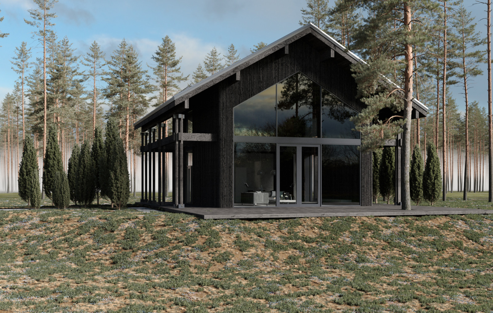 Гостевой дом Cabin 02 Black