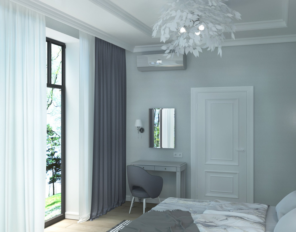 Небольшой частный дом в стиле неоклассика