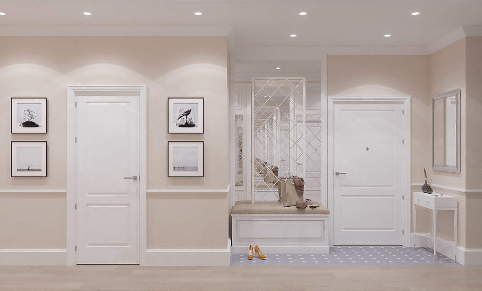 Проект квартиры. Мосфильмовская. Площадь: 136 м2.